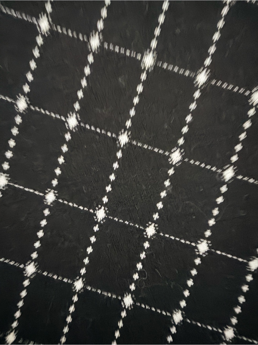 Liverpool Black pants with White Windowpane Stitching